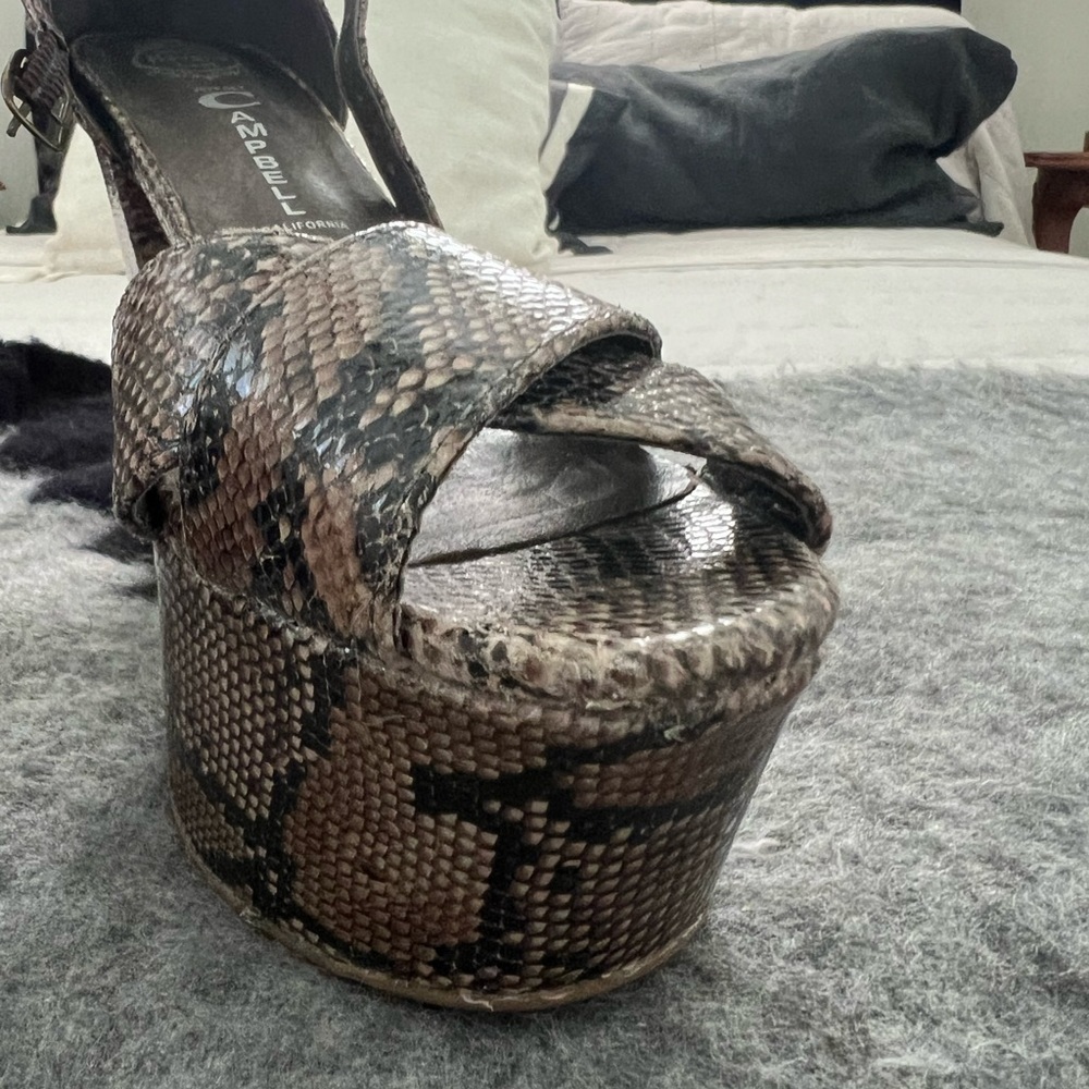 Campbell Handmade Havana Last Platforms - Picture 8 of 9